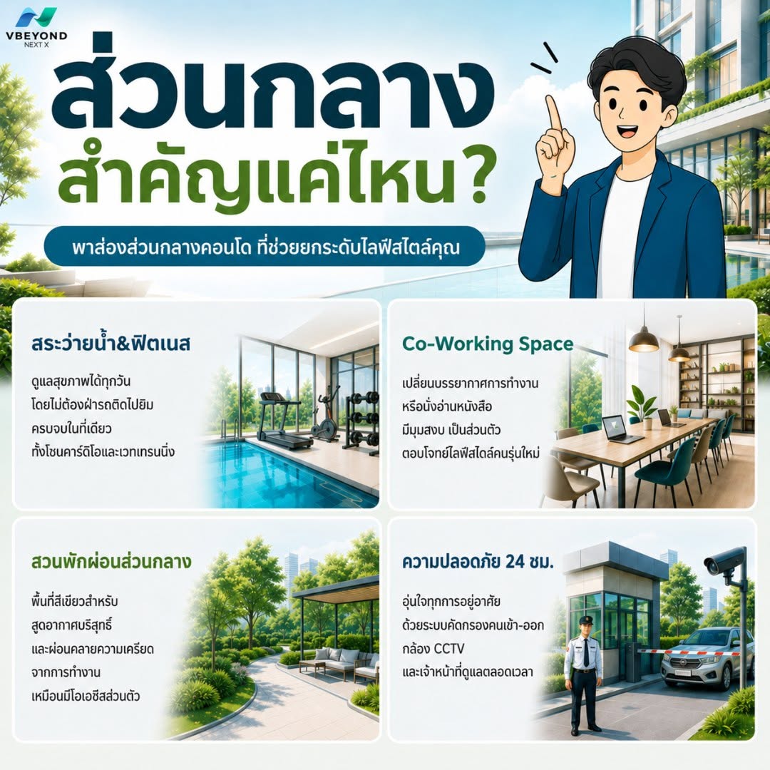ซื้อคอนโด อย่าดูแค่ห้อง! ดูส่วนกลางด้วย 
